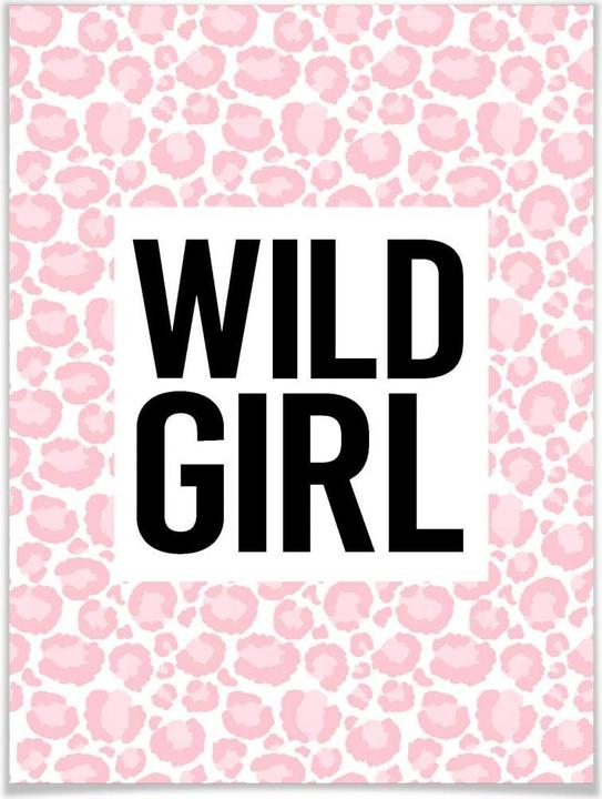 Immagine prodotto Trenddeko Leopardo - Ragazza selvaggia (40 x 50 cm)