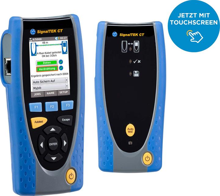 Actual product image Ideal SignalTEK CT Data Cable TransmissionTester Touchscreen