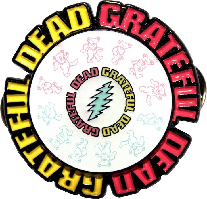 Produktbild Grateful Dead Abzeichen Spinning Emblem ZinkLegierung Emaille
