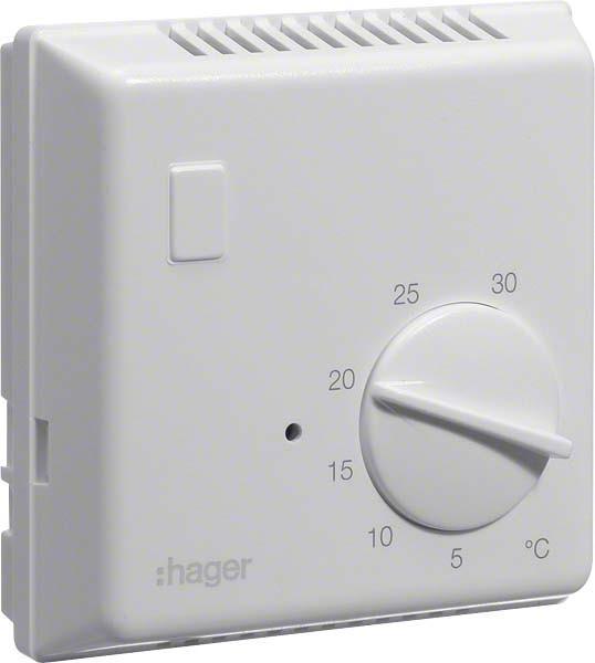 Actual product image Hager Room thermostat bimetal EK054 w.NO contact
