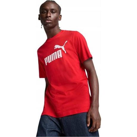 Puma, Herren, Sportshirt, ESS No. 1 Logo Tee (XL), Rot, XL