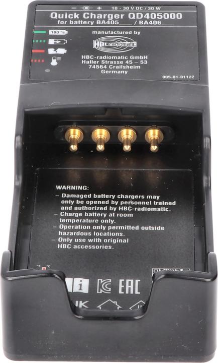 Actual product image HBC Radiomatic Original-Ladegerät HBC QD405000, QS4050B0 passend für HBC BA405130