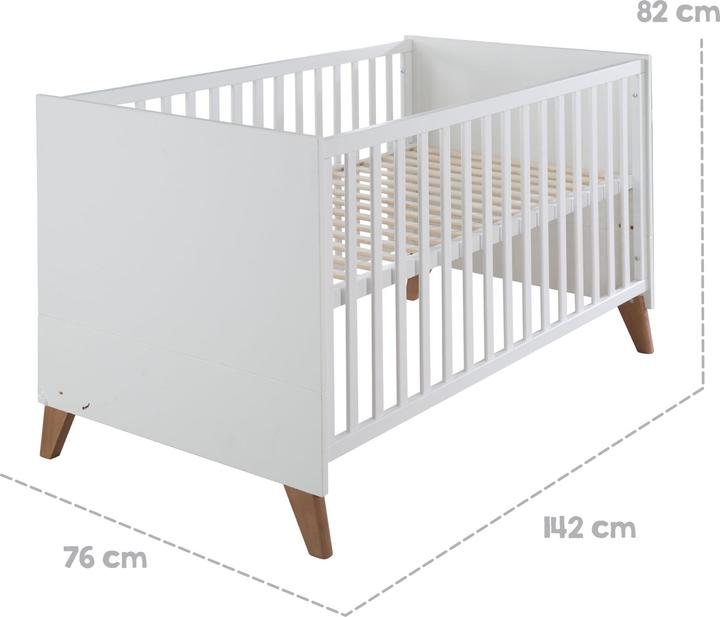 Image du produit Roba Ensemble pour chambre d'enfant Ole (Armoires pour enfant, Lit de bébé, Unité de changement)