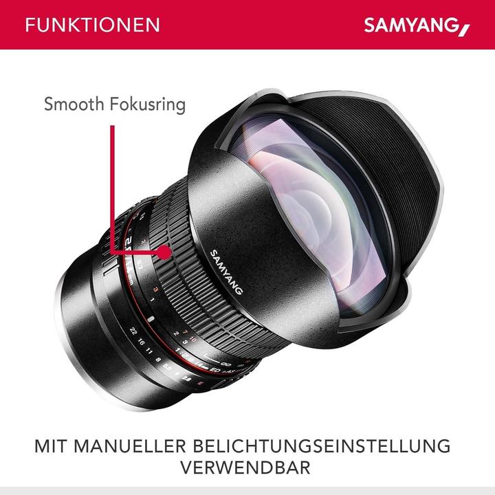 Image du produit Samyang 14mm f/2.8 ED AS IF UMC - Sony E (Sony E, Plein format)