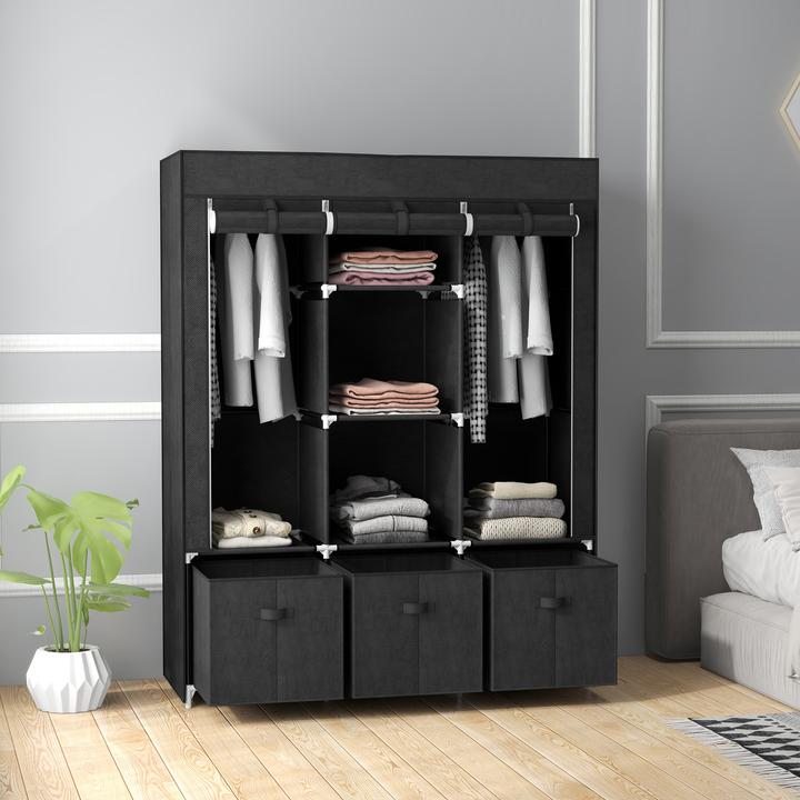 Image du produit Homcom Stoffschrank mit Tür (125 x 43 x 162,5 cm)