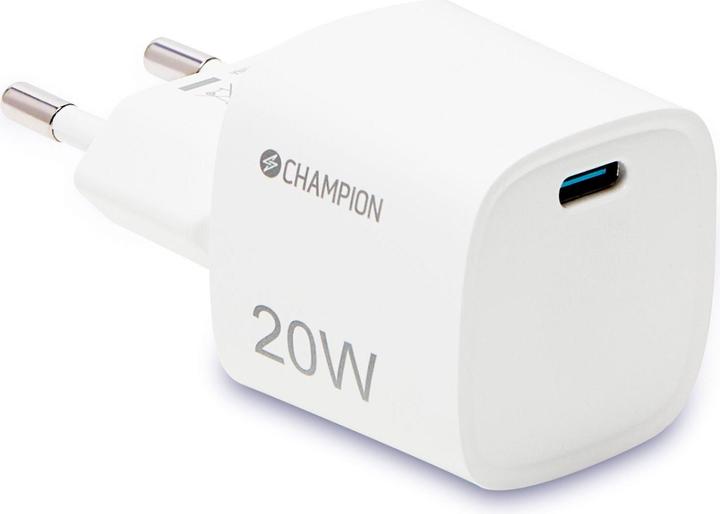 Produktbild Champion Ladegerät 20W PD Weiss (20 W, 1 Port)