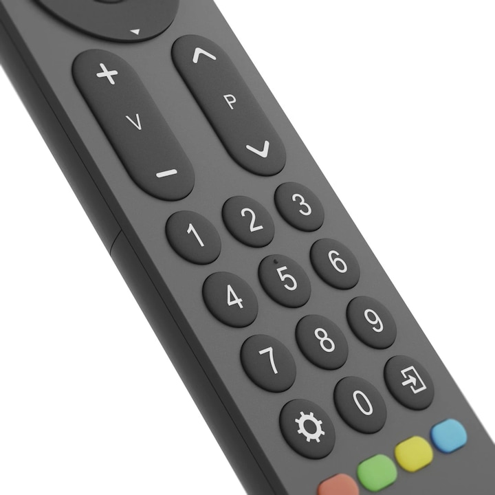 Image du produit Hama Télécommande universelle TV, infrarouge, pour 2 appareils, grosses touches, programmable (Télécommande universelle, Infrarouge)