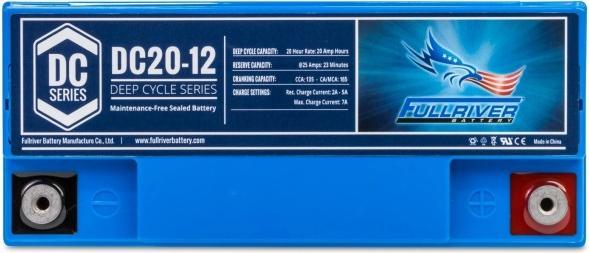 Produktbild Fullriver AGM-Batterie DC20-12 (12 V, 20 Ah)