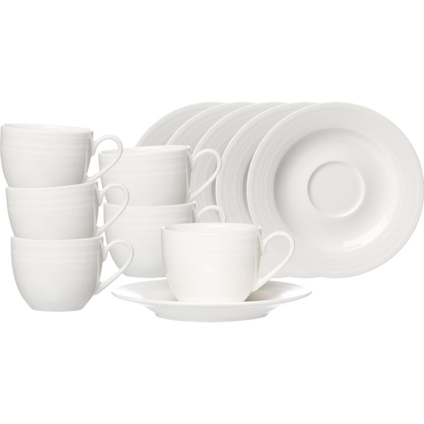 Ritzenhoff & Breker, Tasse, Levi Espressotassen mit Untertassen (90 ml, 6 x)