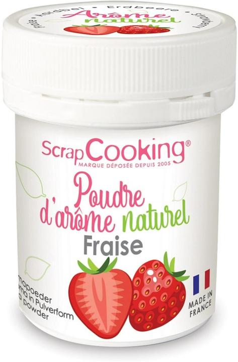 ScrapCooking Natur Aroma-Farbpulver, Erdbeere, 15 g (15 g)