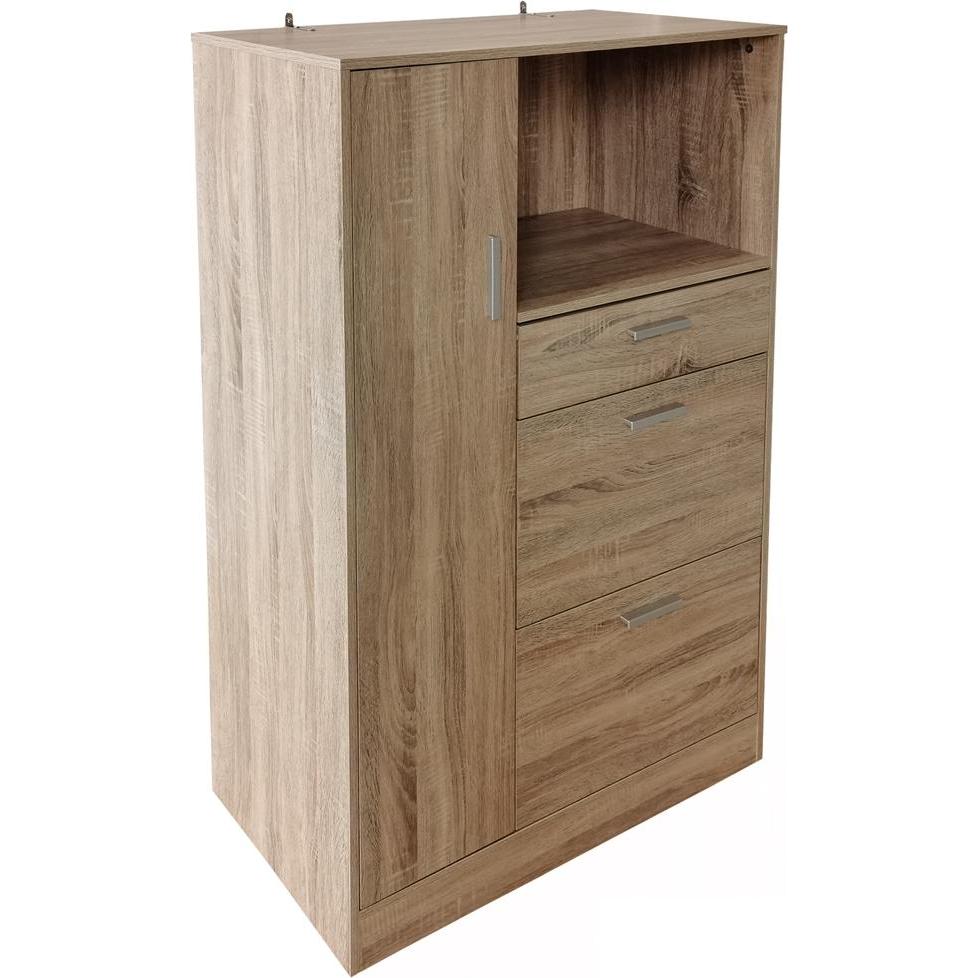 HTI-Living, Regal, Küchenschrank Sonoma Blanca L (84.5 x 40 x 133 cm)