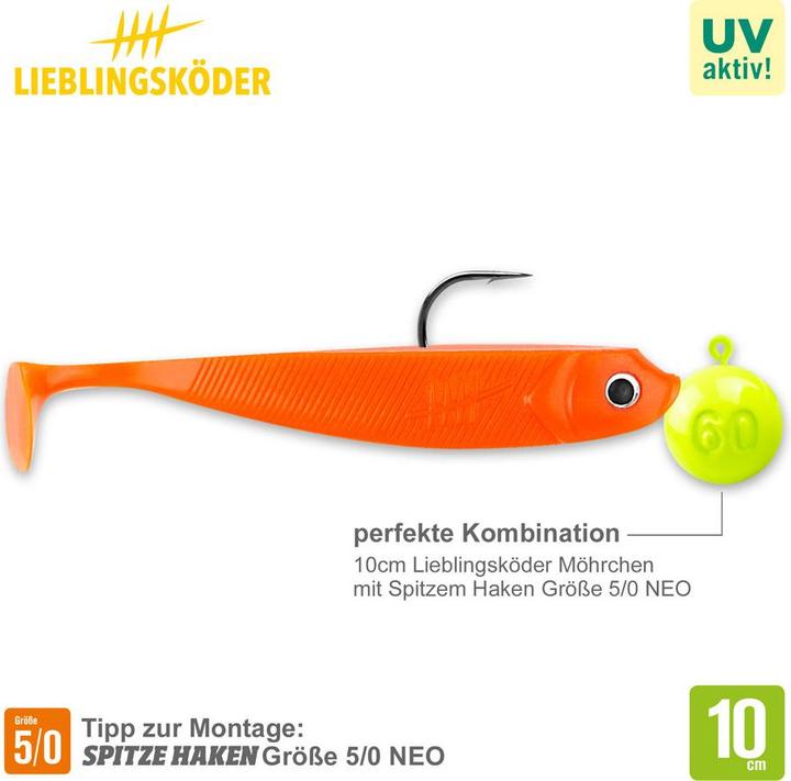 Immagine prodotto Lieblingsköder Carota (magnete di merluzzo) (10 cm)