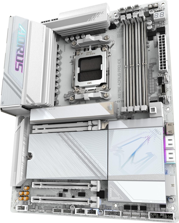 Produktbild Gigabyte X870E AORUS PRO ICE (AM5, AMD X870E, ATX)