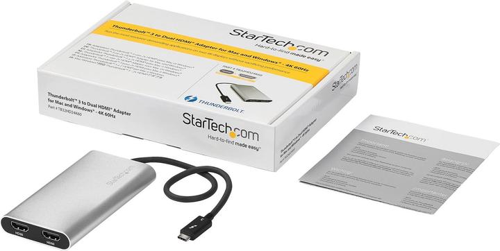 Produktbild StarTech TB32HD24K60 (USB Typ-C, 11.40 cm)