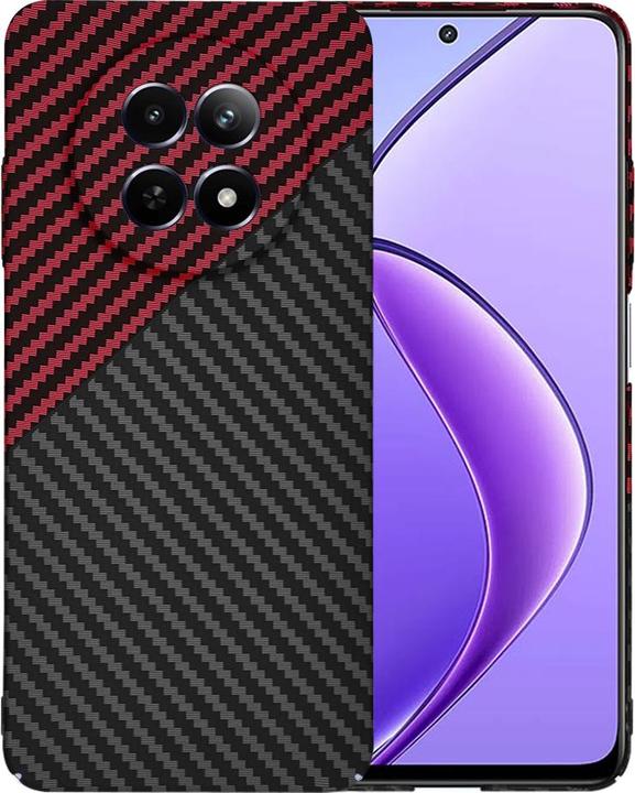 Produktbild Techsuit - Carbonite FiberShell - Realme 12 / 12x - Red Vortex (Realme 12)
