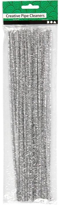 Produktbild Creativ Company Chenille Silber 30cm, 50Stk. (0.30 m)