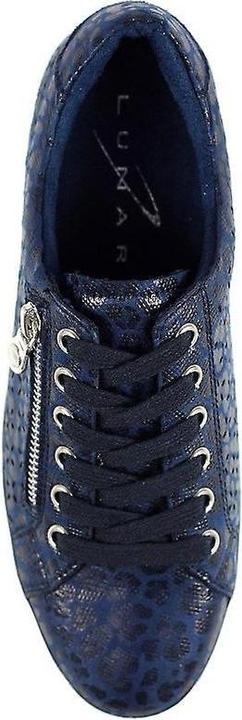 Actual product image Lunar Womens/Ladies Charm Leopard Print Trainers (40)