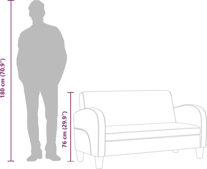 Produktbild vidaXL Sofa (2-Sitzer)