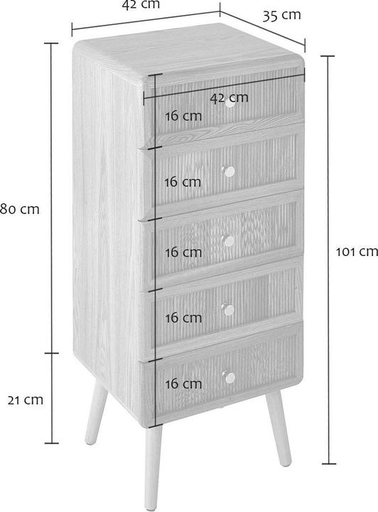 Produktbild CaliCosy Ava (42 x 35 x 100 cm)