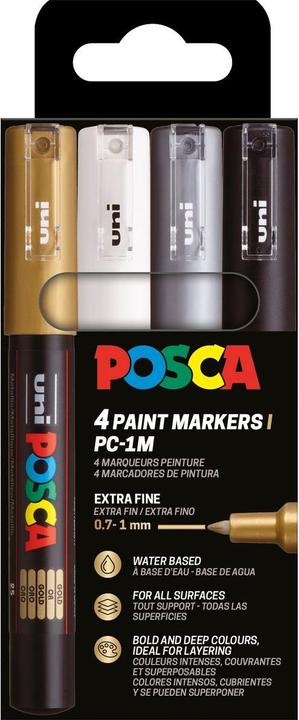 Image du produit Posca Marker UNI PC-1MC 4er Set SWSG (4 x)