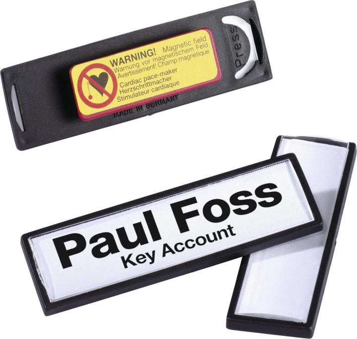 Produktbild Durable Namensschilder Clip-Card