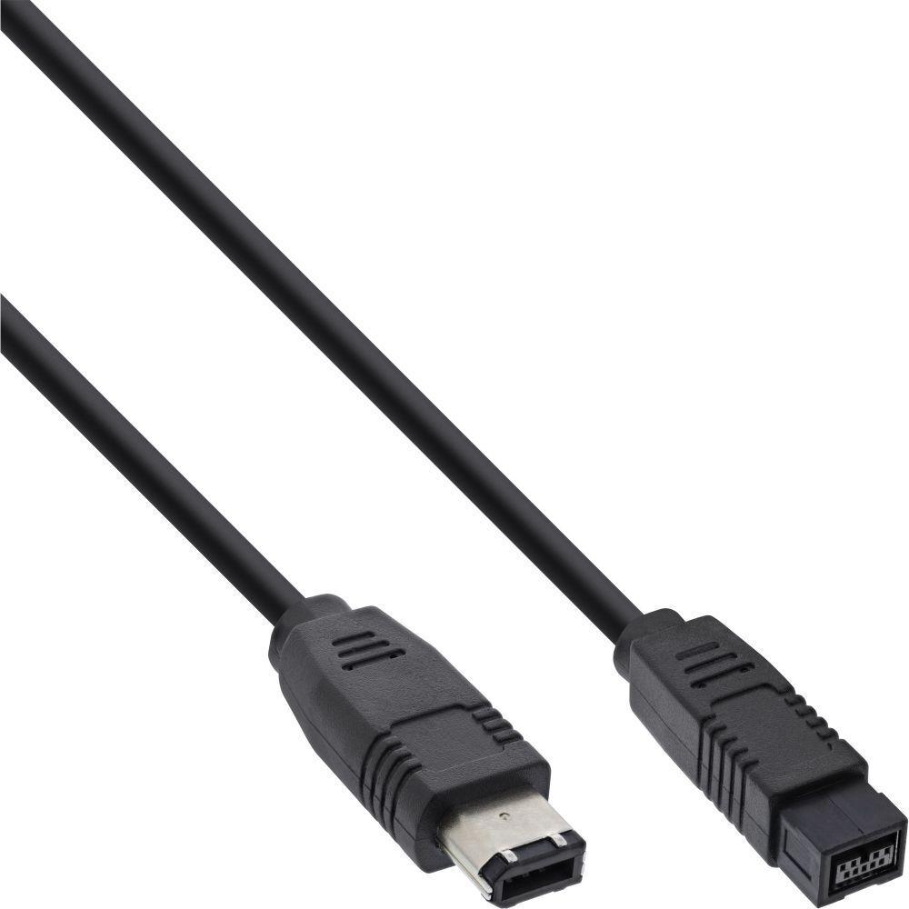Intos InLine FireWire 400 - 800 1394 -kaapeli 6/9-pinniÃƒÂ¤ (5 m), Schnittstellenkabel