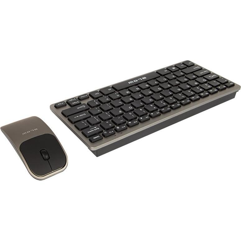 Thumbnail - Blow Wireless Keyboard + Mouse Kit (DE, Kabelgebunden), Tastatur, Schwarz, Grau
