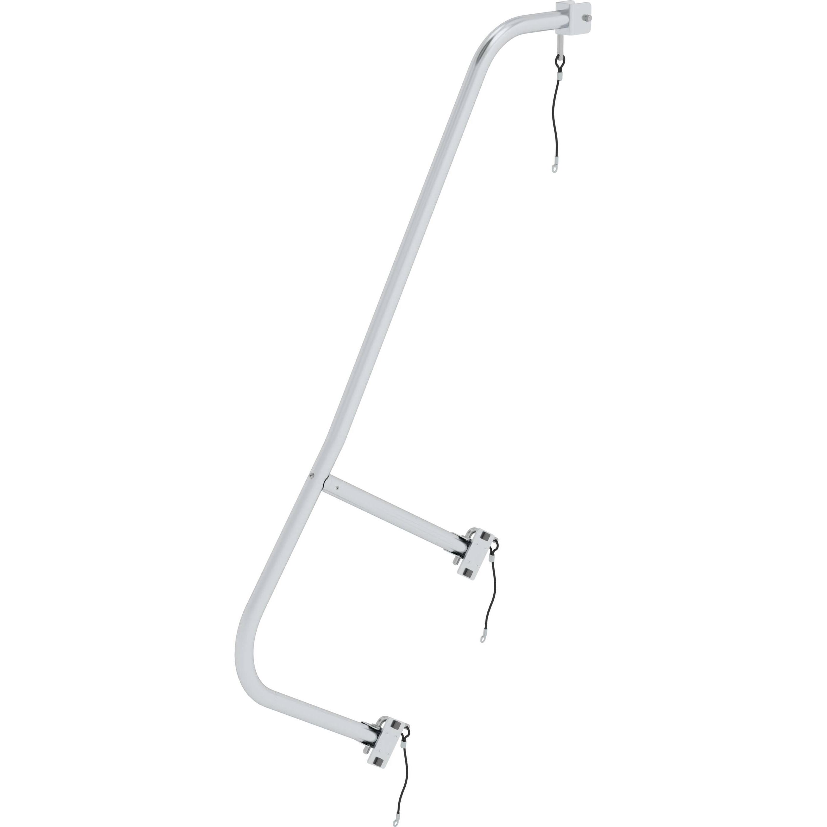 Munk, Scala a pioli, Corrimano innestabile a sinistra Piattaforma scale 5-6 gradini (Ponteggio, 144.30 cm)