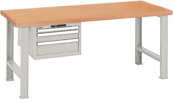 Actual product image Lista Workbench with multiplex top (75 cm, 150 cm)