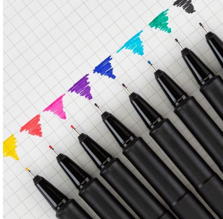 Produktbild Schneider Feinliner Topball 967 6ST sort (Mehrfarbig, Sortiert, 6x)