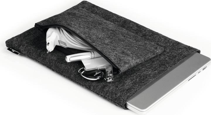 Actual product image Durable MultiBag EFFECT 13" protective cover for tablets/PET felt/anthracite (13", Universal)