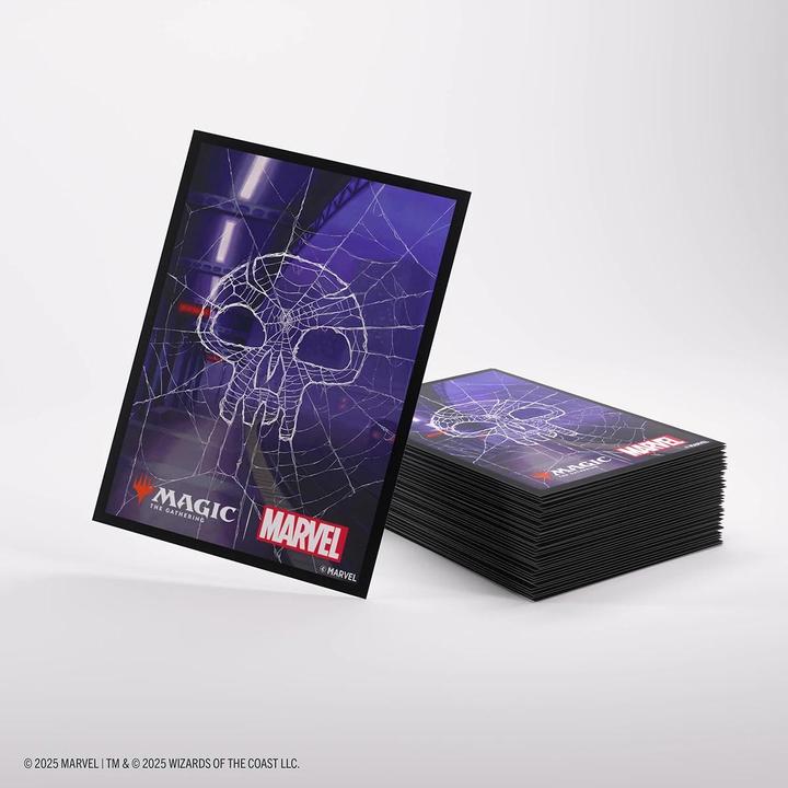 Actual product image Gamegenic - Magic: The Gathering | Marvel's Spider-Man Premium Art Sleeves - Spider-Man Swamp