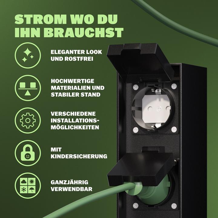 Produktbild Monzana Gartensteckdose