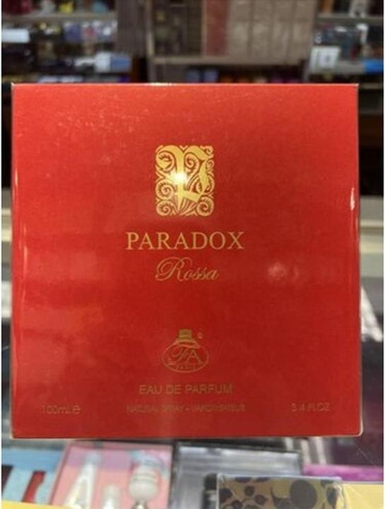 Actual product image Fragrance World Paradox Rossa By Fa Paris Eau De Parfum 100ml 3.4 Fl Oz (Eau de parfum, 100 ml)