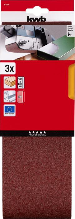 Actual product image kwb Sanding belt 100X610 grain 60 (60)