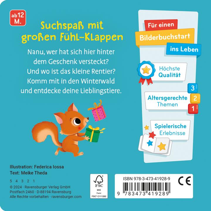 Image du produit Ravensburger Où es-tu, petit renne? (Allemand)