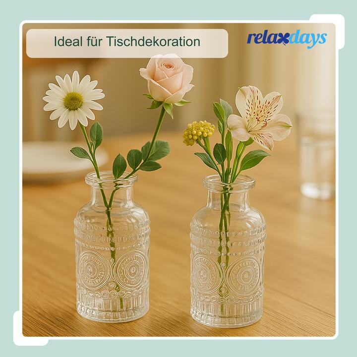 Image du produit Relaxdays Vase en verre (0.24 l)