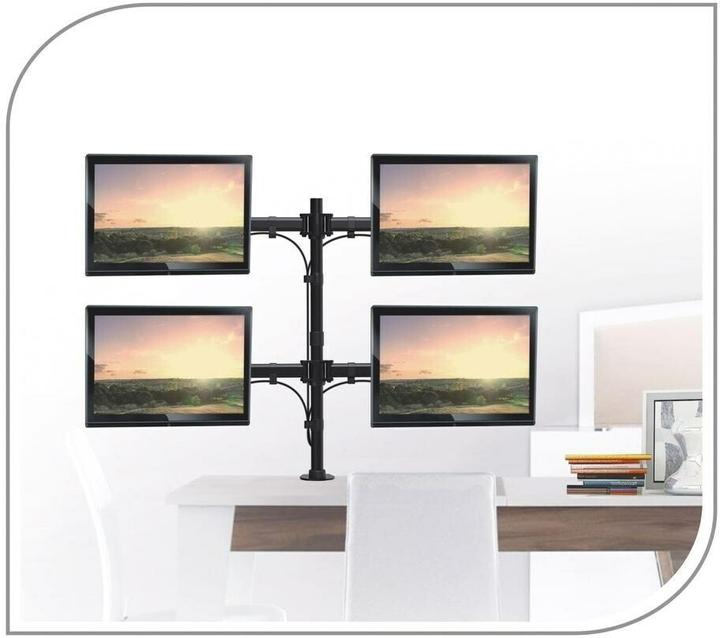 Produktbild Purelink PureMounts Monitorhalterung - 4 Monitore (Tisch, 27", 8 kg)