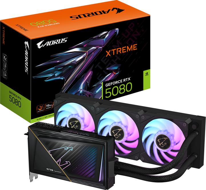 Gigabyte AORUS GeForce RTX 5080 Xtreme Waterforce (16 GB, GDDR7)