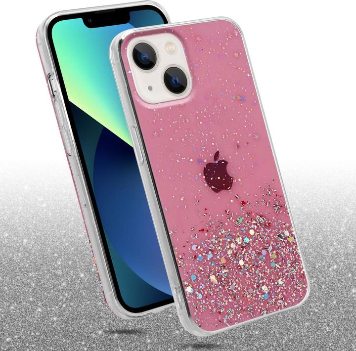 Produktbild Cadorabo Hülle für Apple iPhone 14 im TPU funkelnder Glitter Style (Apple iPhone 14)