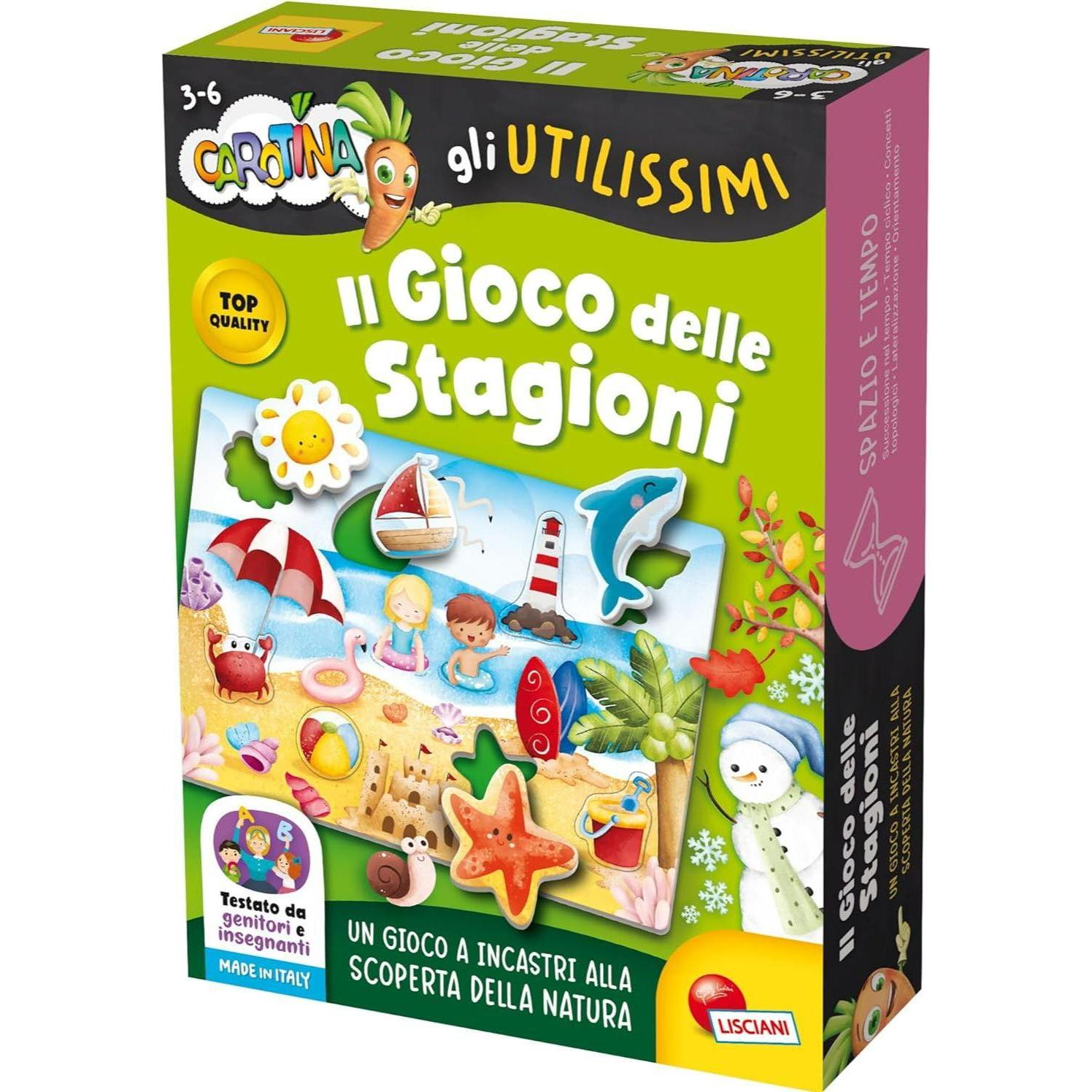 Lisciani Karotte Das Jahreszeiten Spiel
