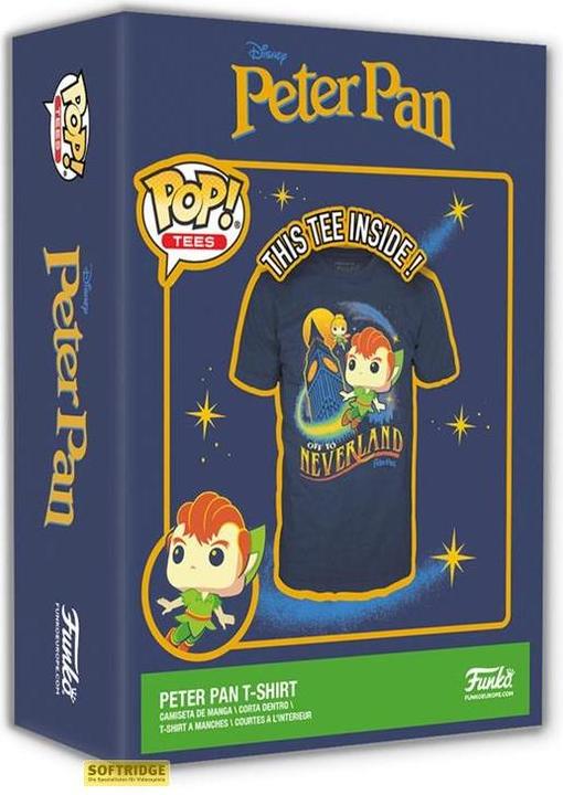Immagine prodotto Funko Maglietta Disney in scatola Peter Pan - Big Ben (M) (M)
