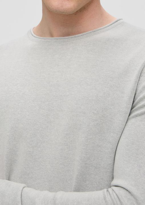 Produktbild s.Oliver Strickpullover Strickpullover mit Rollsaum (XXL)