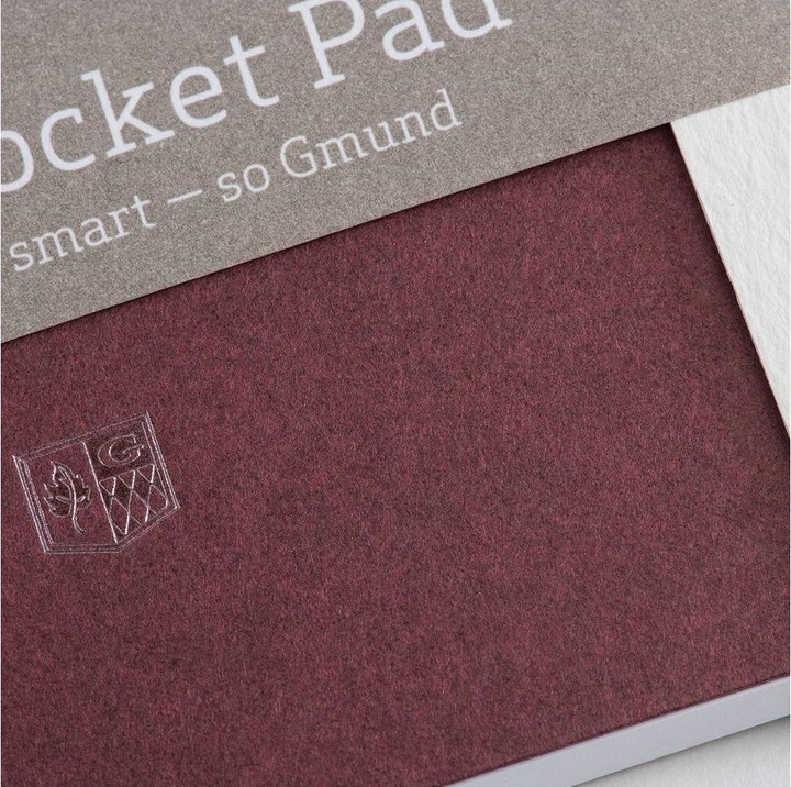 Image du produit Gmund Pocket Pad (6,7 x 13,8 cm, Blanc, Couverture rigide)