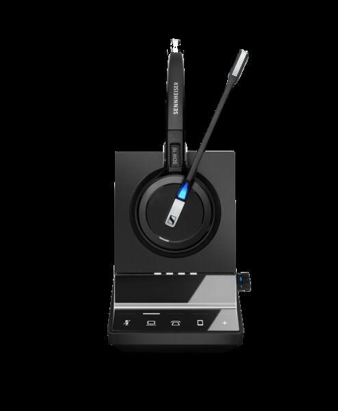 Actual product image EPOS IMPACT SDW 5036T EU/UK/AUS Wireless DECT Headset monaural with base station for phone mobile an (Cable, Wireless, USB-A, Microsoft teams)