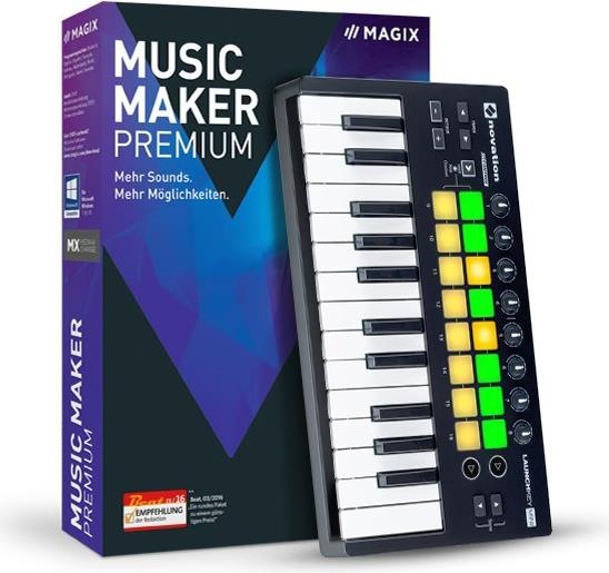 Produktbild Magix Music Maker Performer + MIDI-Keyboard Controller (1 User, unbegrenzt)