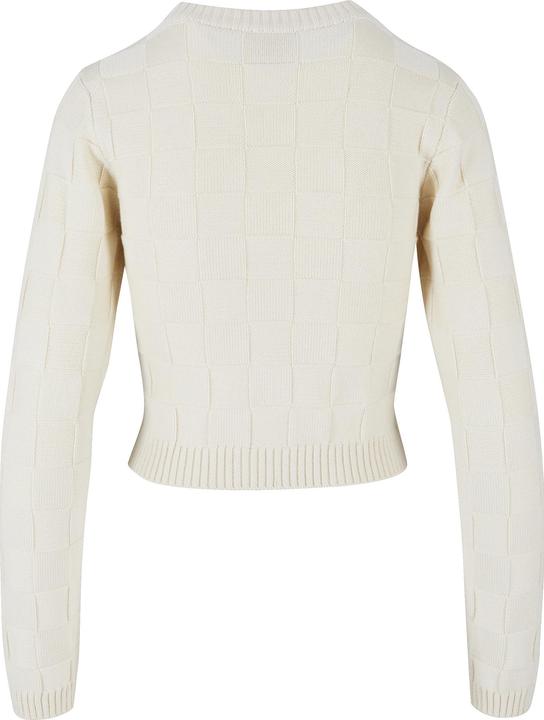 Actual product image Urban Classics Ladies Check Knit Sweater - 126785 (XS)