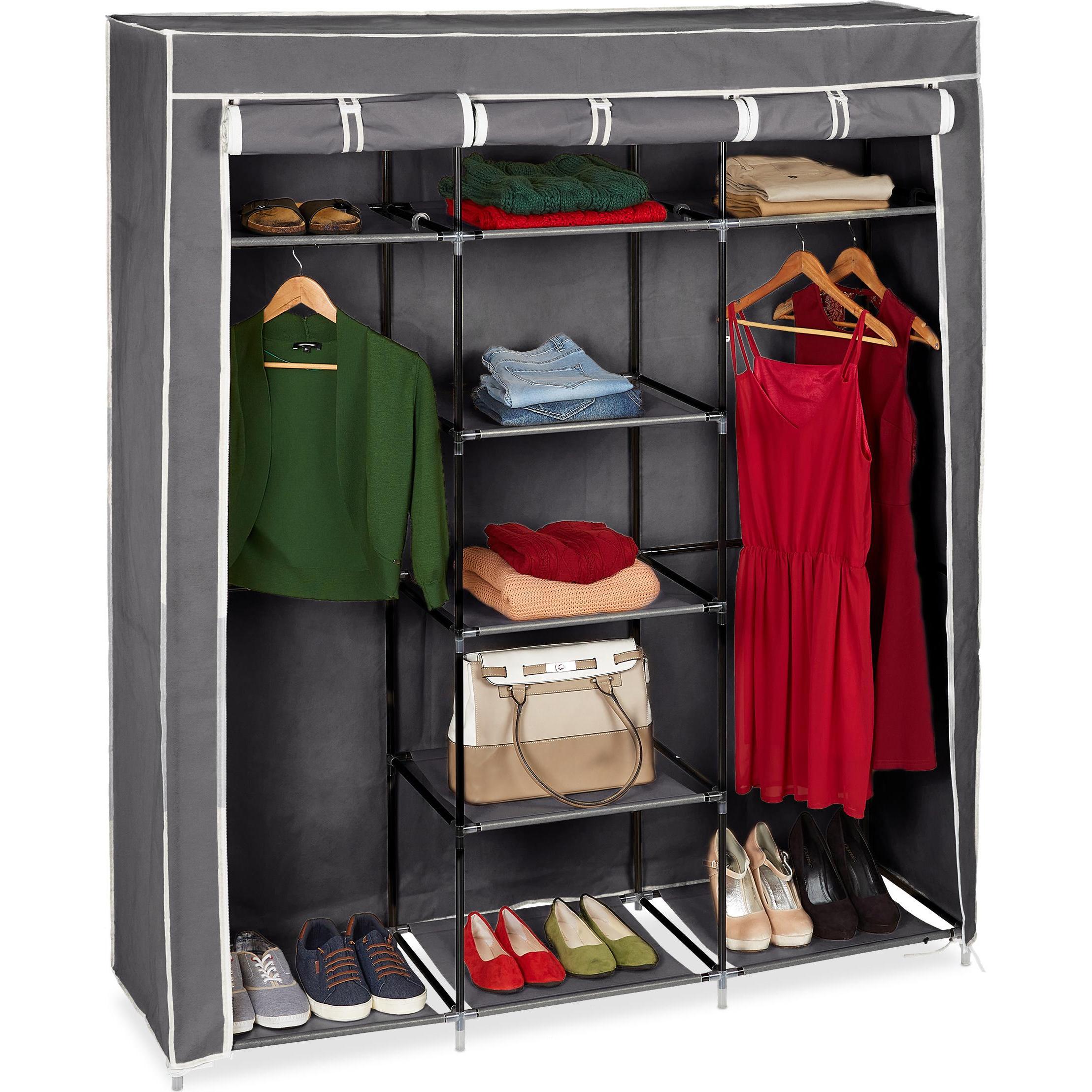 Relaxdays, Kleiderschrank, Faltschrank (148 x 43 x 173 cm)