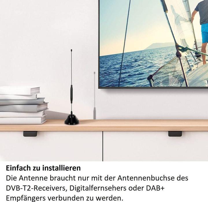 Image du produit TechniSat DigiFlex TT6 (Antenne tige, DAB/DAB+, DVB-T / -T2, UKW / MW / LW)