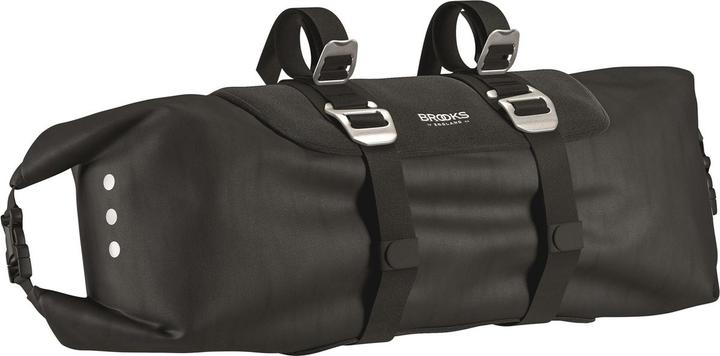 Brooks Running Brooks Scape handlebar bag Handlebar roll, 10-12L, black (12 l, Handlebar bag)